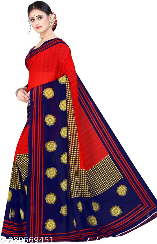 Atavia Elegant & Lightweight Georgette Saree for Timeless Grace