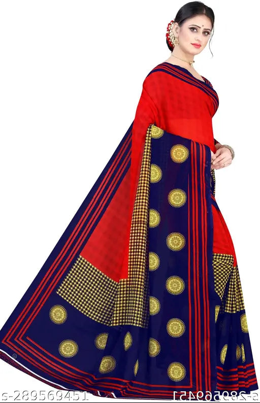 Atavia Elegant & Lightweight Georgette Saree for Timeless Grace