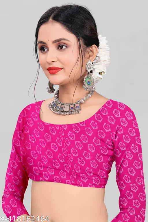 Atavia Timeless Georgette Saree with Matching Blouse